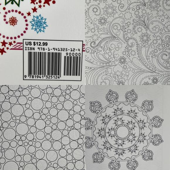 Stress-Relief Adult Coloring Book - Relax & Unwind: Intricate Mandalas Bundle 4 - Picture 13 of 16